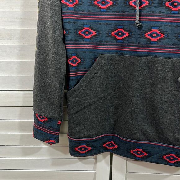 Simply Southern Small Gray Hoodie Lightweight Pullover - Picture 5 of 15